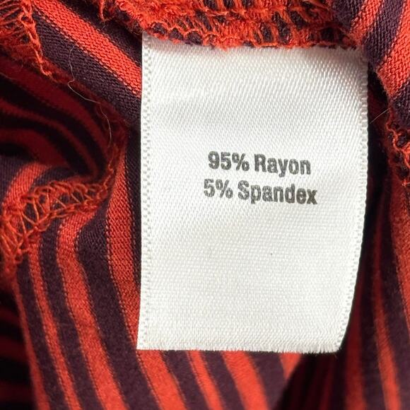 Sahalie Multi Striped Red Jumpsuit - Picture 11 of 12